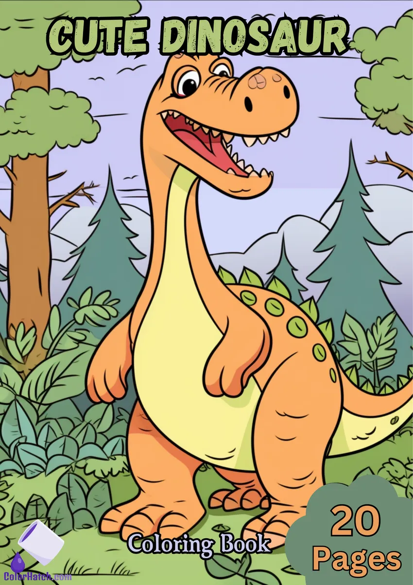 Dinosaur Coloring Book