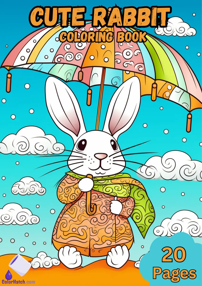 Rabbit Coloring Book