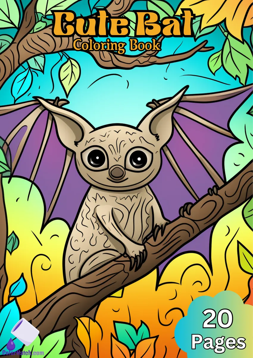 Bat Coloring Book