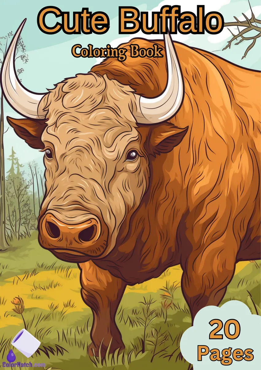 Buffalo Coloring Book