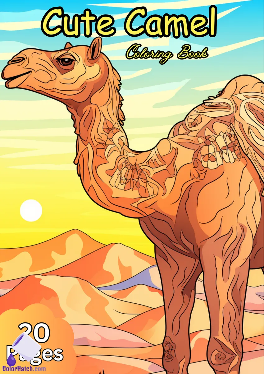 Camel Coloring Book