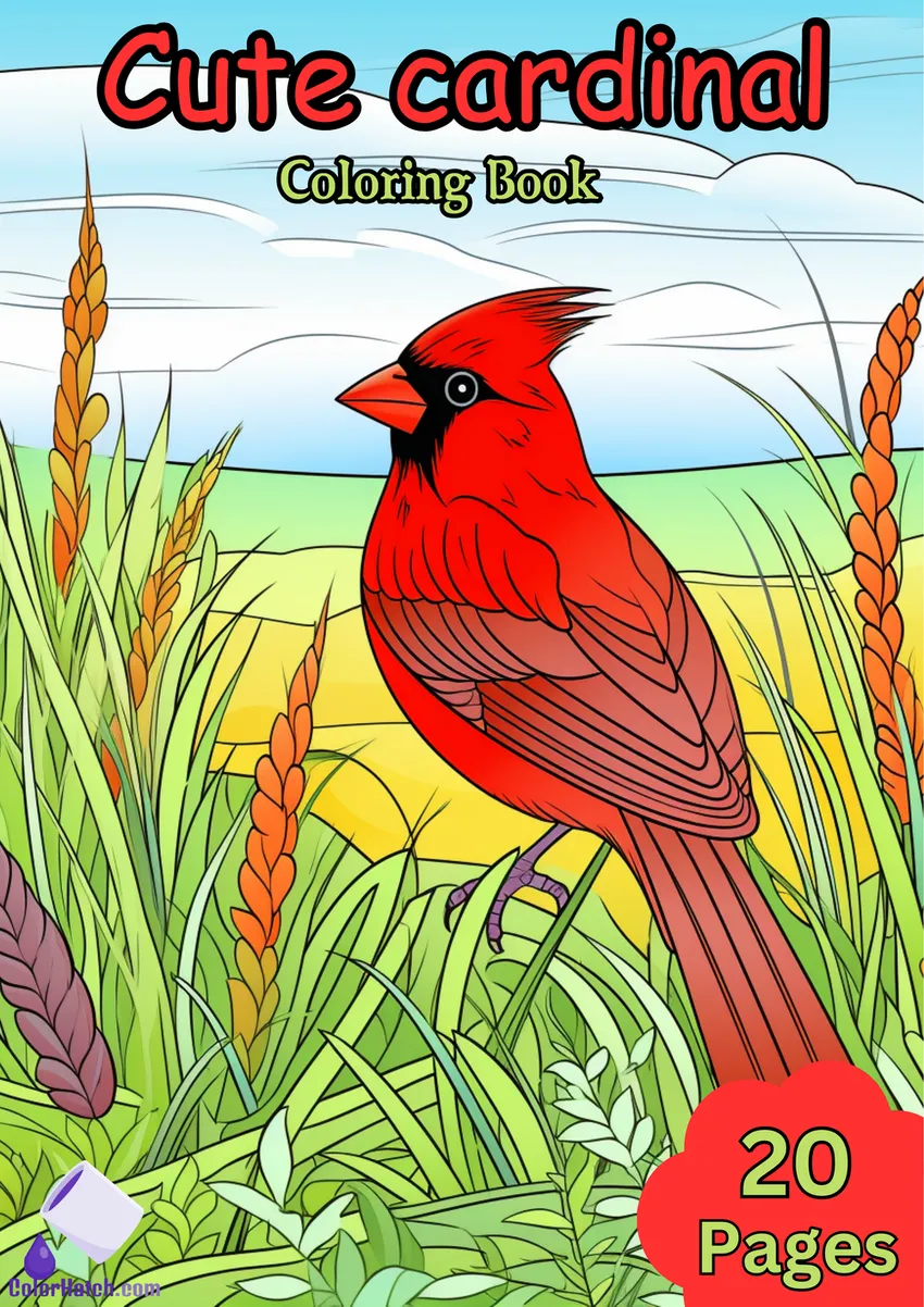 Cardinal Coloring Book