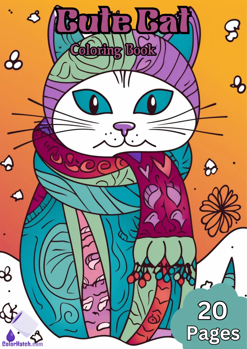 Cat Coloring Book