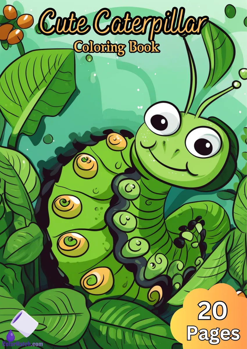 Caterpillar Coloring Book