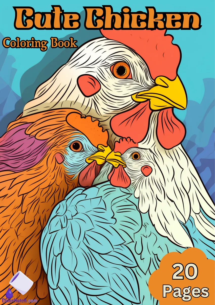 Chicken Coloring Book