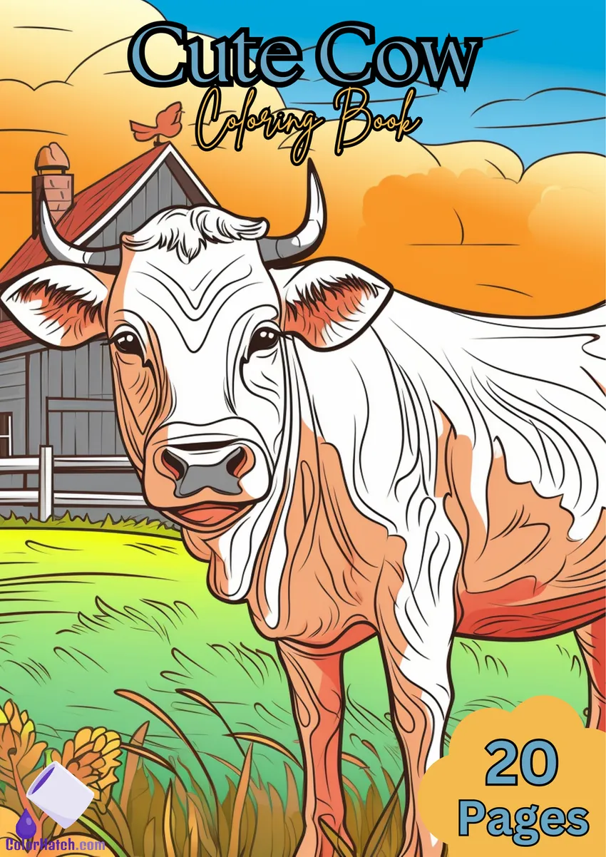 Cow Coloring Book