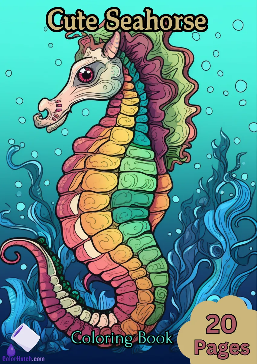 Seahorse Coloring Book