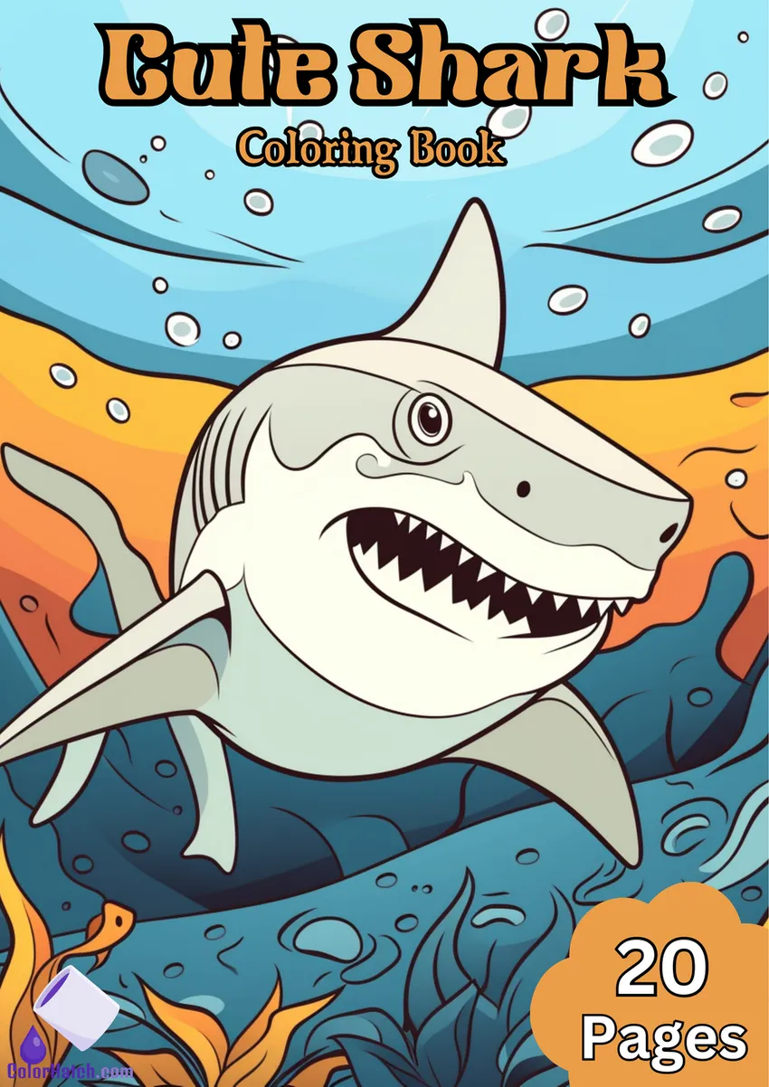 Shark Coloring Book