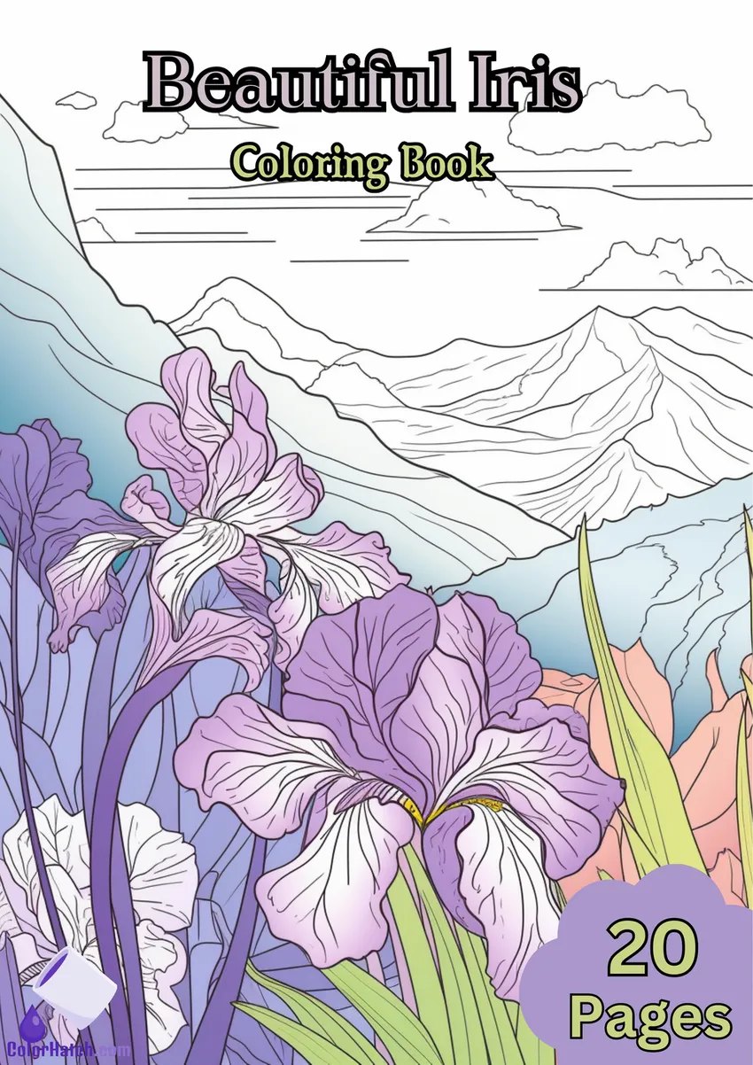 Iris Coloring Book