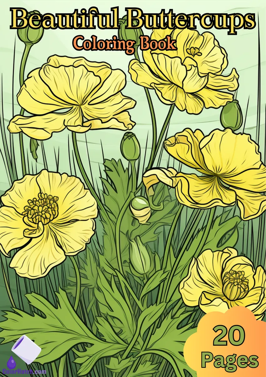 Buttercups Coloring Book