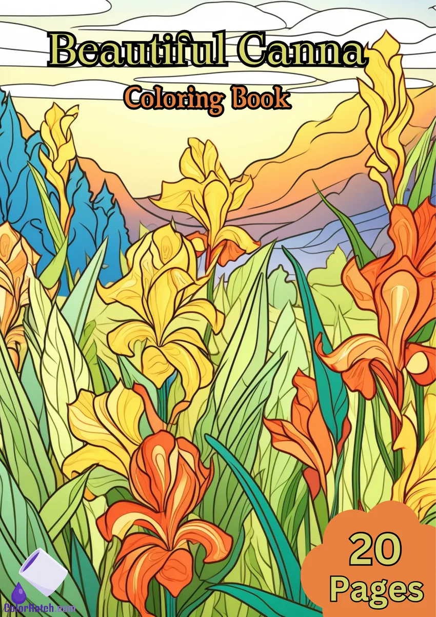Canna Coloring Book