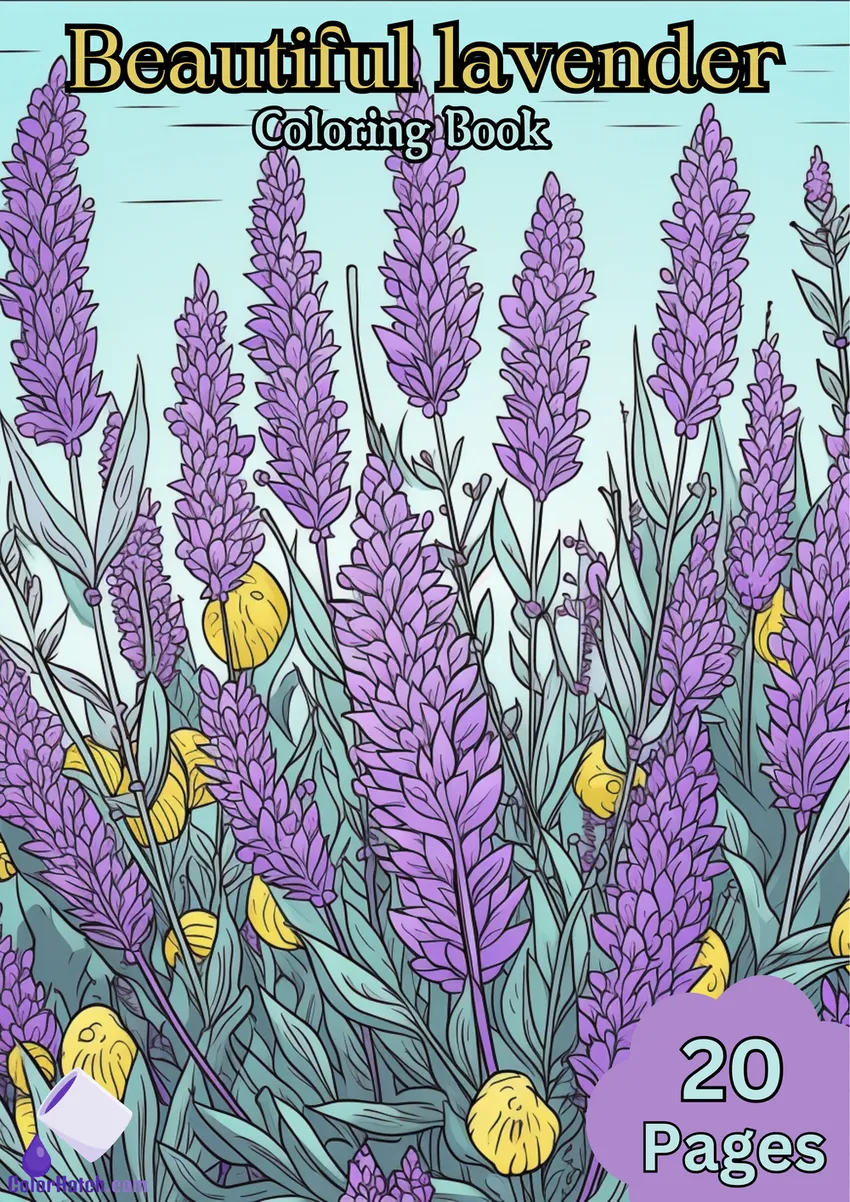 Lavender Coloring Book