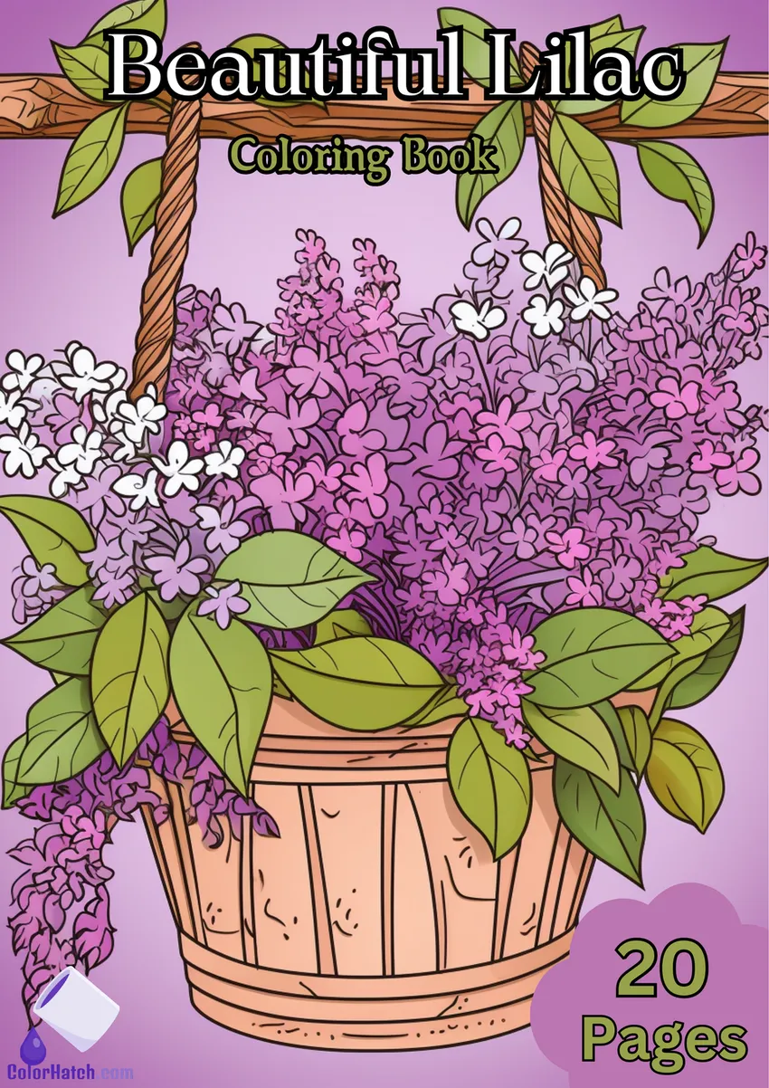 Lilac Coloring Book