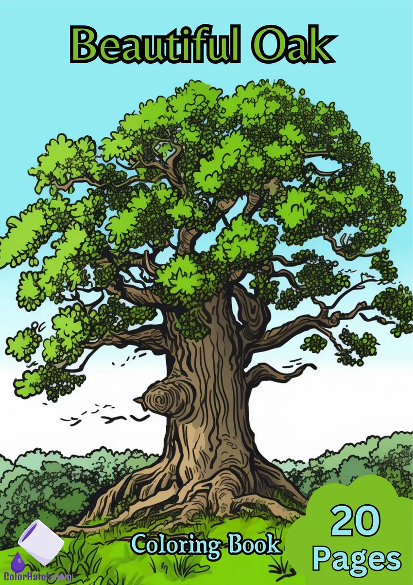Oak Coloring Book