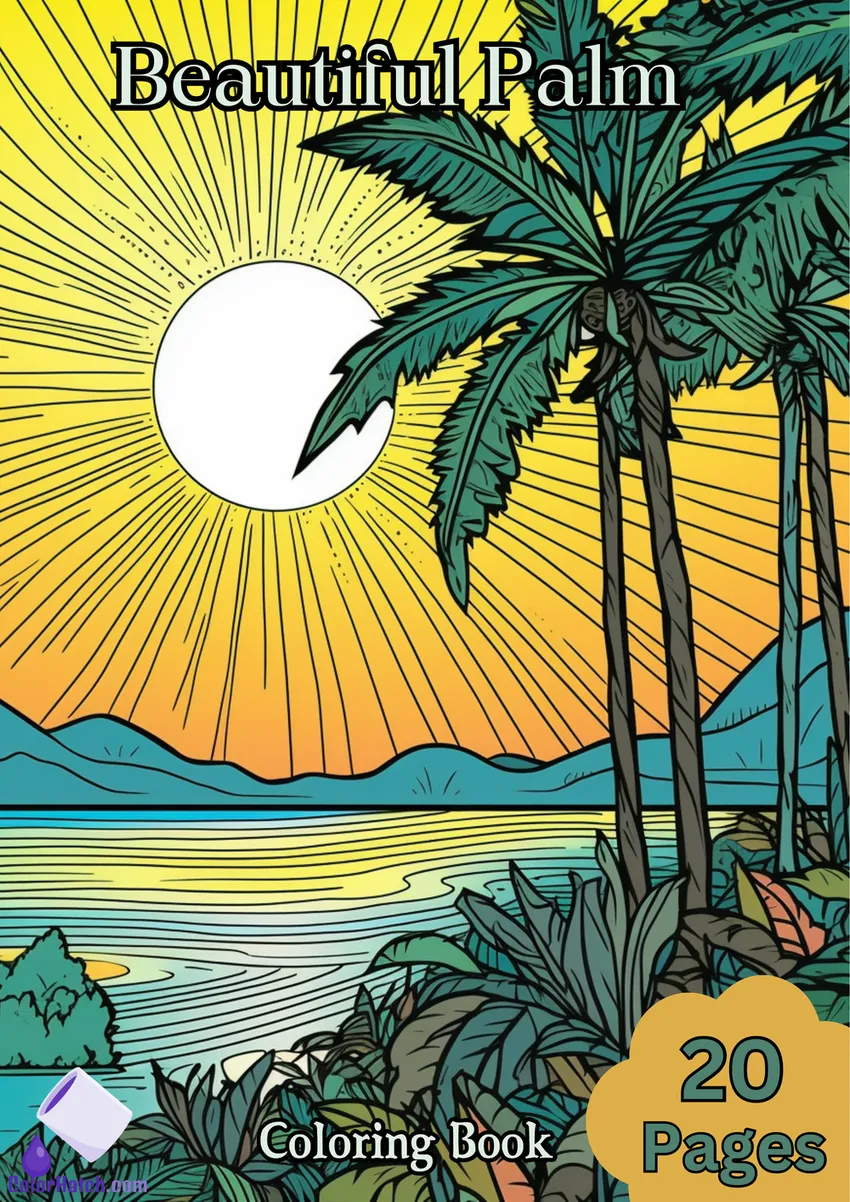 Palm Coloring Book