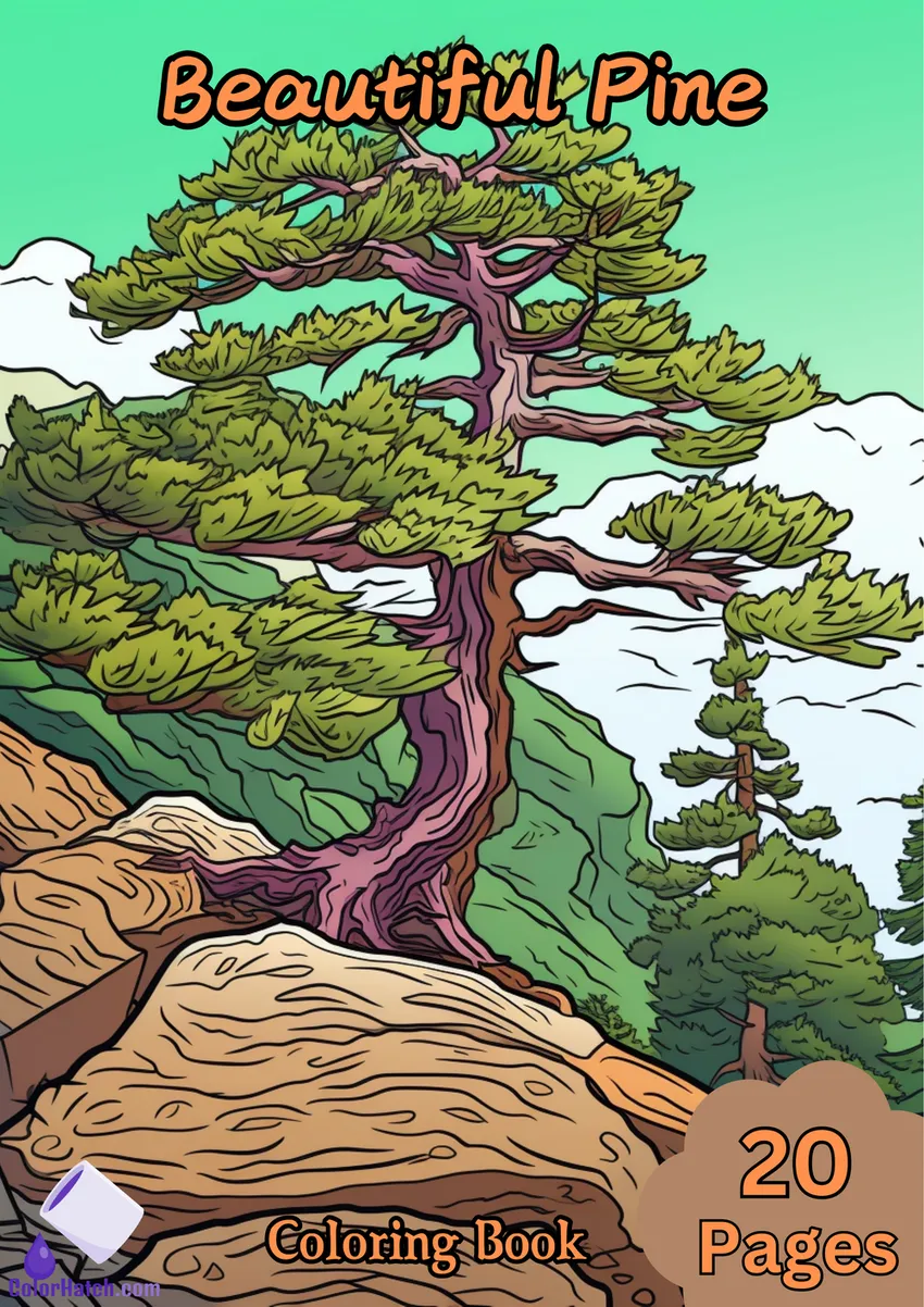 Pine Coloring Book