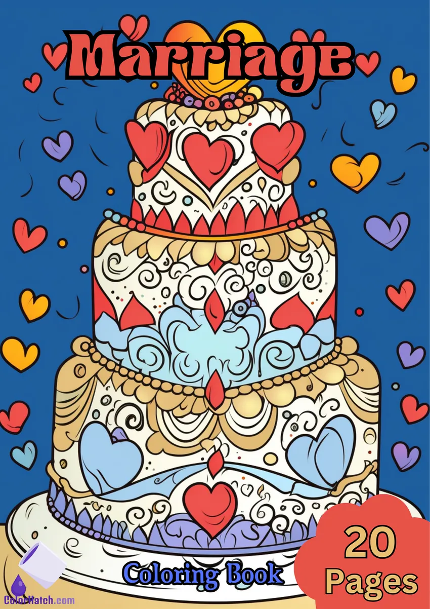 Marriage Coloring Book